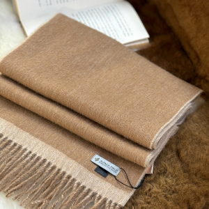 Alpaca Field Eco Double Face Scarf Camel/Beige