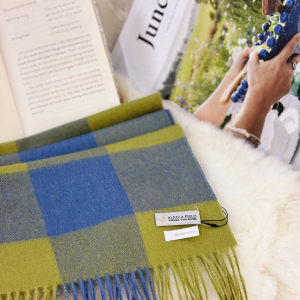 Alpaca Field Premium Baby Alpaca Adolescents Scarf Green